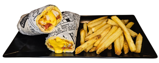 Cheesy Crispy Chicken Wrap