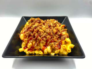 Times Square Pulled Pork Mac n’ Cheese